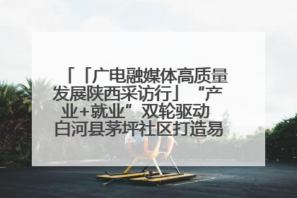 「广电融媒体高质量发展陕西采访行」“产业+就业”双轮驱动 白河县茅坪社区打造易地搬迁后扶新样本