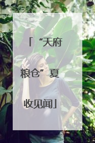 “天府粮仓”夏收见闻