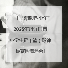 “奔跑吧·少年”2025年丹江口市小学生足（篮）球锦标赛圆满落幕