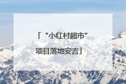 “小红村超市”项目落地安吉