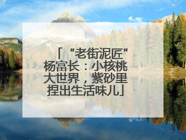 “老街泥匠”杨富长：小核桃大世界，紫砂里捏出生活味儿