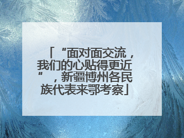 “面对面交流，我们的心贴得更近”，新疆博州各民族代表来鄂考察