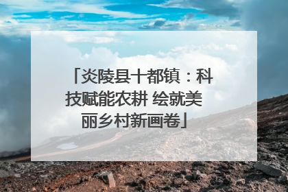 炎陵县十都镇：科技赋能农耕 绘就美丽乡村新画卷