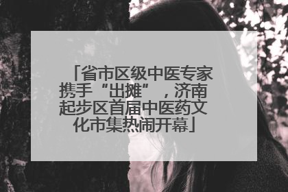 省市区级中医专家携手“出摊”，济南起步区首届中医药文化市集热闹开幕