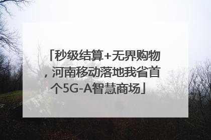秒级结算+无界购物，河南移动落地我省首个5G-A智慧商场