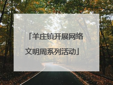 羊庄镇开展网络文明周系列活动