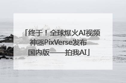 终于！全球爆火AI视频神器PixVerse发布国内版——拍我AI