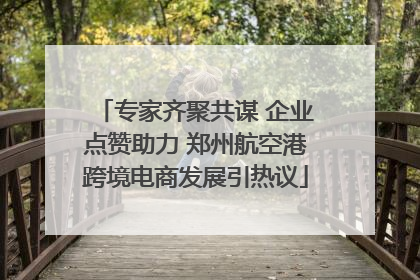 专家齐聚共谋 企业点赞助力 郑州航空港跨境电商发展引热议