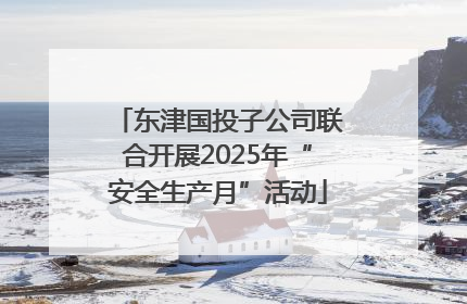 东津国投子公司联合开展2025年“安全生产月”活动