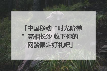 中国移动“时光阶梯”亮相长沙 收下你的网龄限定好礼吧