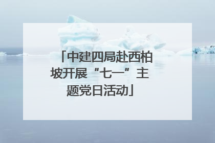 中建四局赴西柏坡开展“七一”主题党日活动