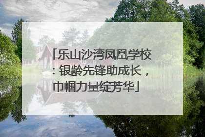 乐山沙湾凤凰学校：银龄先锋助成长，巾帼力量绽芳华