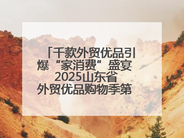 千款外贸优品引爆“家消费”盛宴 2025山东省外贸优品购物季第三期圆满收官