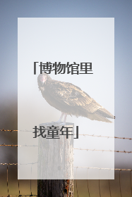 博物馆里找童年