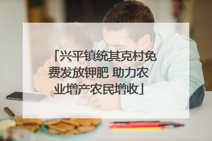 兴平镇统其克村免费发放钾肥 助力农业增产农民增收