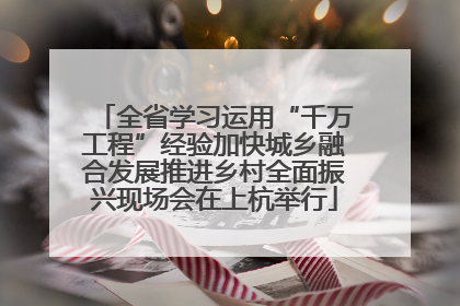 全省学习运用“千万工程”经验加快城乡融合发展推进乡村全面振兴现场会在上杭举行