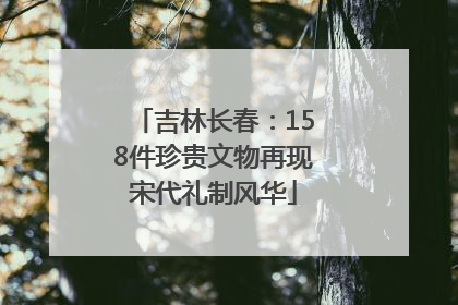 吉林长春：158件珍贵文物再现宋代礼制风华