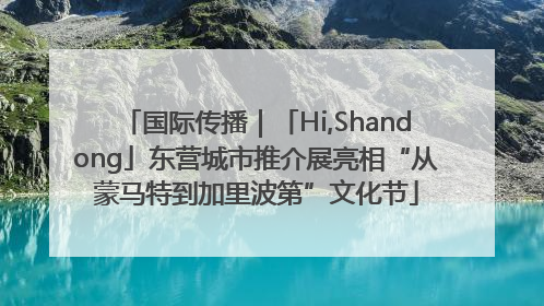 国际传播｜「Hi,Shandong」东营城市推介展亮相“从蒙马特到加里波第”文化节