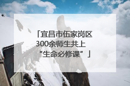 宜昌市伍家岗区300余师生共上“生命必修课”