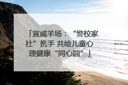 宣威羊场：“警校家社”携手 共绘儿童心理健康“同心圆”