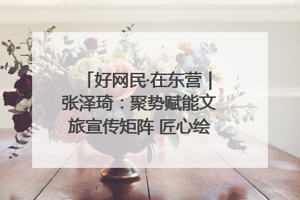 好网民·在东营｜张泽琦：聚势赋能文旅宣传矩阵 匠心绘就东营诗与远方