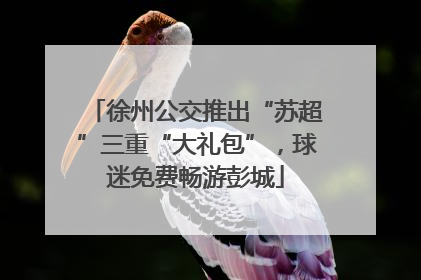 徐州公交推出“苏超”三重“大礼包”，球迷免费畅游彭城