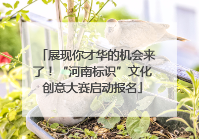 展现你才华的机会来了！“河南标识”文化创意大赛启动报名
