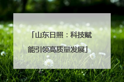 山东日照：科技赋能引领高质量发展