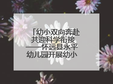 幼小双向奔赴 共迎科学衔接——怀远县永平幼儿园开展幼小衔接专题讲座