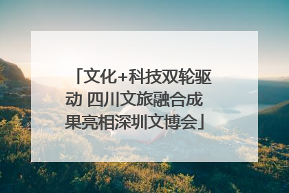 文化+科技双轮驱动 四川文旅融合成果亮相深圳文博会