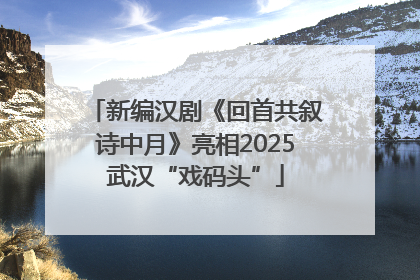 新编汉剧《回首共叙诗中月》亮相2025武汉“戏码头”