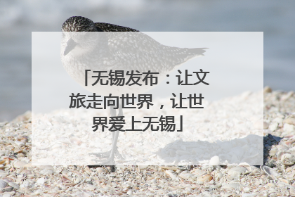 无锡发布：让文旅走向世界，让世界爱上无锡
