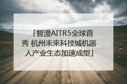 智澄AITR5全球首秀 杭州未来科技城机器人产业生态加速成型