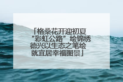 格桑花开迎初夏 “彩虹公路”绘锦绣 德兴以生态之笔绘就宜居幸福图景