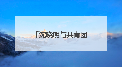 沈晓明与共青团中央书记处第一书记阿东一行会谈