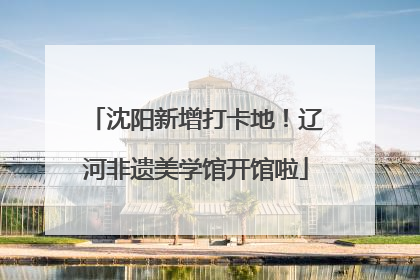 沈阳新增打卡地！辽河非遗美学馆开馆啦