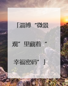 淄博“微景观”里藏着“幸福密码”