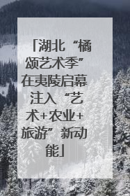 湖北“橘颂艺术季”在夷陵启幕 注入“艺术+农业+旅游”新动能