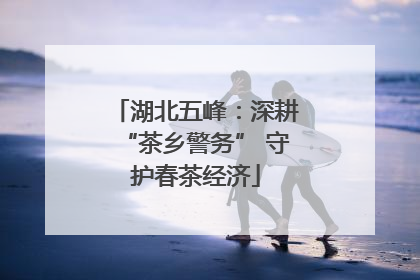 湖北五峰：深耕“茶乡警务” 守护春茶经济
