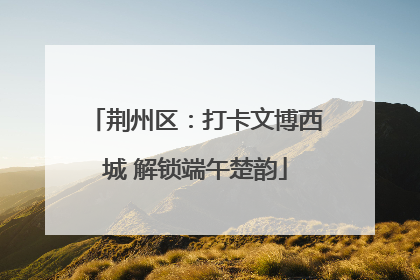 荆州区：打卡文博西城 解锁端午楚韵