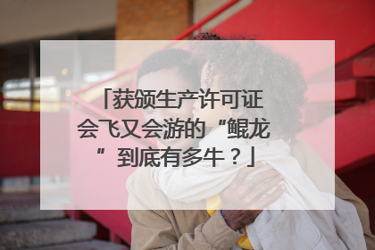 获颁生产许可证 会飞又会游的“鲲龙”到底有多牛？