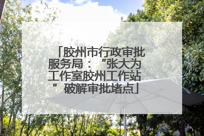 胶州市行政审批服务局：“张大为工作室胶州工作站”破解审批堵点