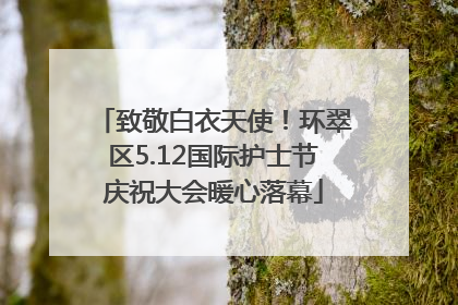 致敬白衣天使！环翠区5.12国际护士节庆祝大会暖心落幕