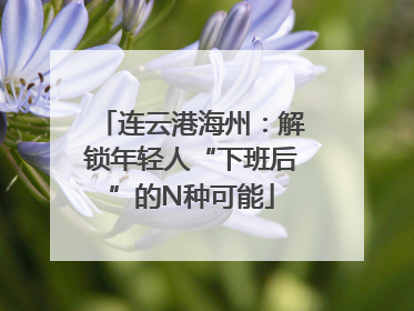 连云港海州：解锁年轻人“下班后”的N种可能