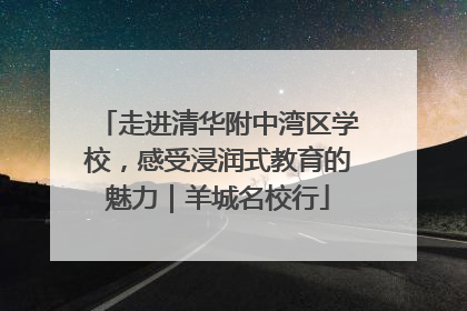 走进清华附中湾区学校，感受浸润式教育的魅力｜羊城名校行