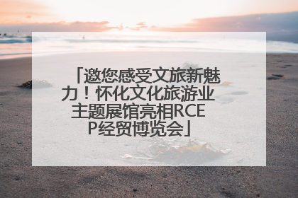 邀您感受文旅新魅力！怀化文化旅游业主题展馆亮相RCEP经贸博览会