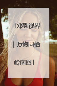 邓勃视界｜万物同栖岭南图
