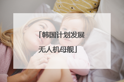韩国计划发展无人机母舰