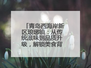 青岛西海岸新区琅琊镇：从传统滋味到品质升级，解锁美食背后的文化密码