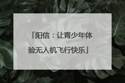 阳信：让青少年体验无人机飞行快乐